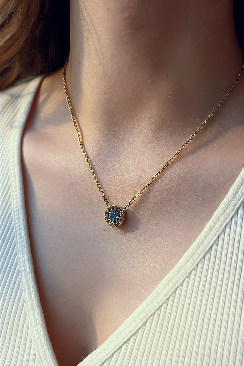 ROMAN NUMERALS PENDANT